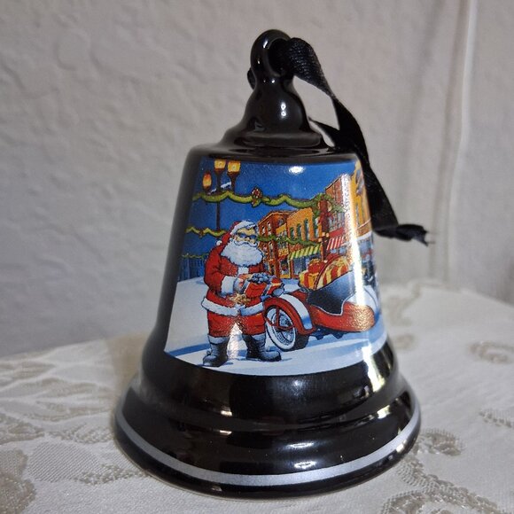 Harley-Davidson 2011 Collectible Ceramic Christmas Bell Ornament - Picture 3 of 8